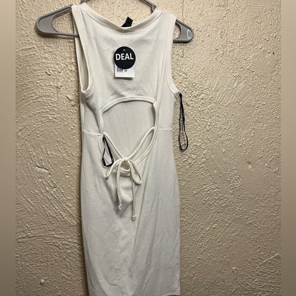 Forever 21 white midi cut out dress - Picture 2 of 3